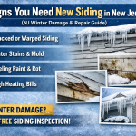 signs you need new siding in New Jersey winter damage and repair guide